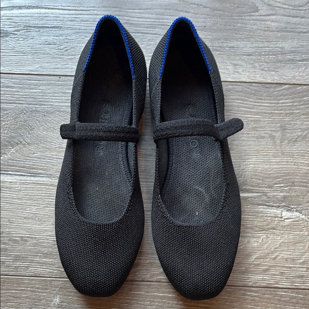 Rothy’s Black Mary Jane Flats